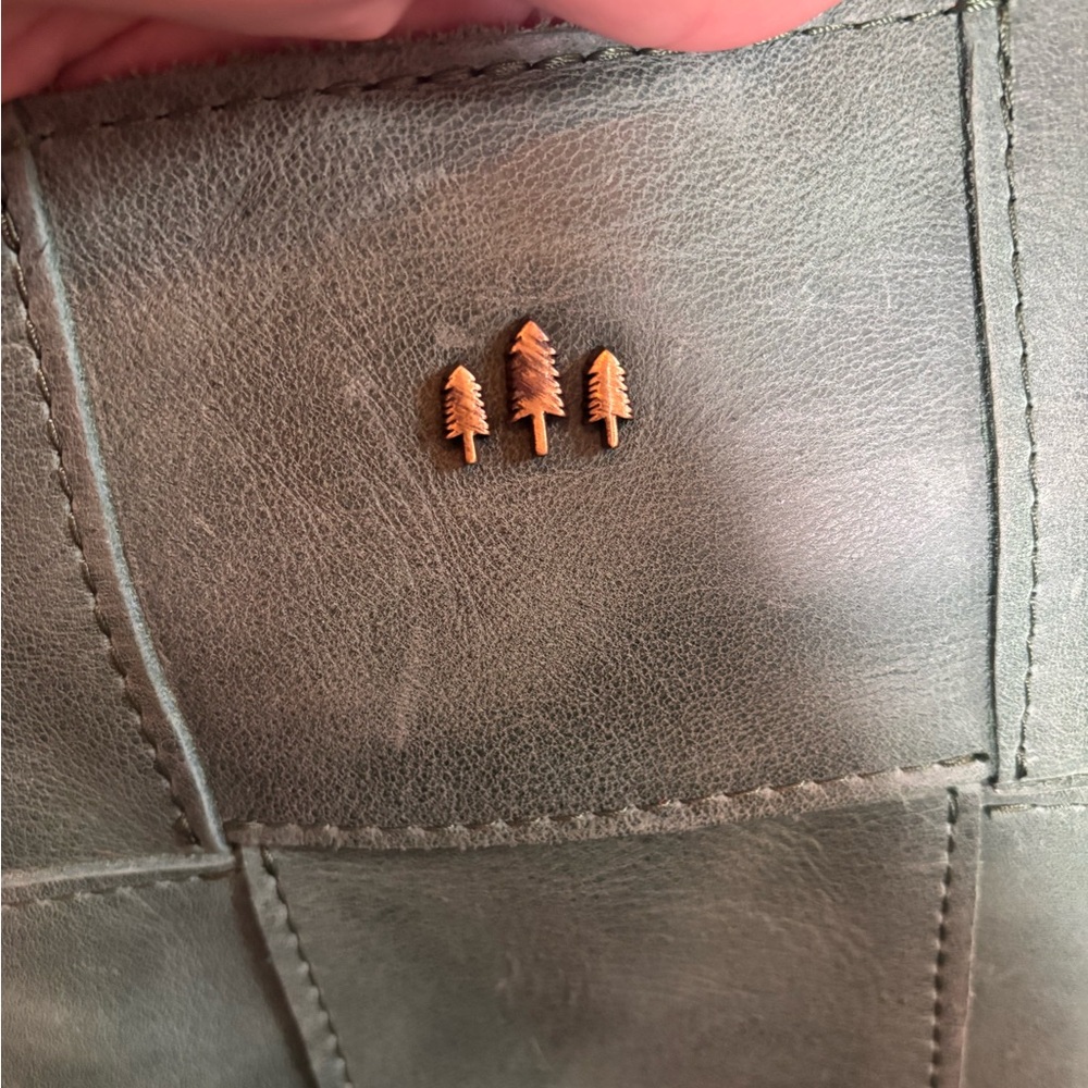 Portland Leather small Charlotte bag in Surf